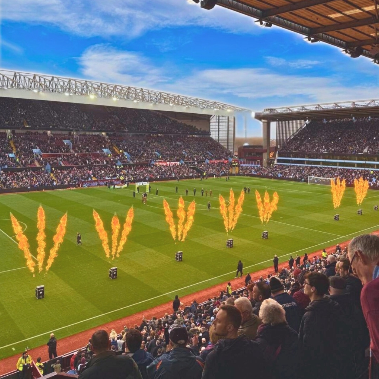Aston Villa Lower Grounds View from Seat