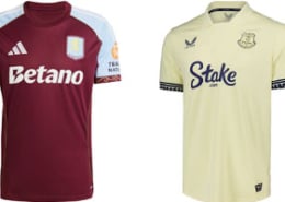 Aston Villa v Everton 2025-26 Kits