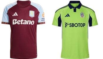 Aston Villa v Fulham 2025-26 Kits