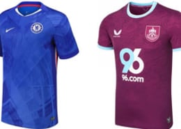 Chelsea v Burnley 2025-26 Kits