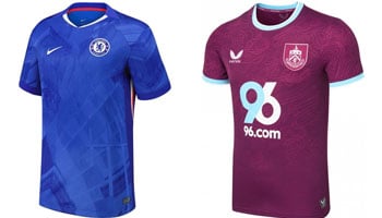 Chelsea v Burnley 2025-26 Kits