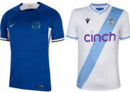 Chelsea v Crystal Palace 2023-24 Shirts