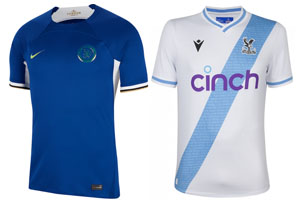 Chelsea v Crystal Palace 2023-24 Shirts