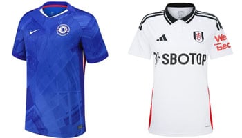 Chelsea v Fulham 2025-26 Kits