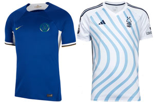 Chelsea v Nottingham Forest 2023-24 Shirts