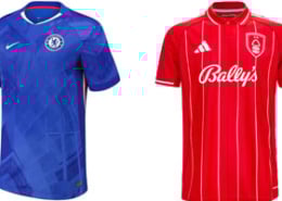 Chelsea v Nottingham Forest 2025-26 Kits