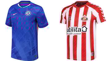 Chelsea v Sunderland 2025-26 Kits