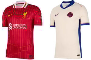 Liverpool v Chelsea 2024-25 Kits