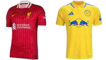 Liverpool v Leeds 2025-26 Kits