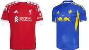 Liverpool v Leeds United 2025-26 Kits