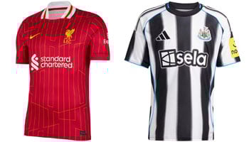 Liverpool v Newcastle 2025-26 Kits