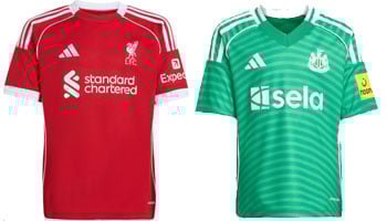 Liverpool v Newcastle United 2025-26 Kits