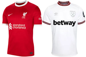 Liverpool v West Ham 2023-24 Shirt