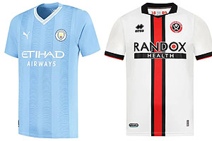 Man City v Sheffield United 2023-24 Shirts