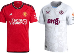 Man United v Aston Villa 2023-24 Shirts