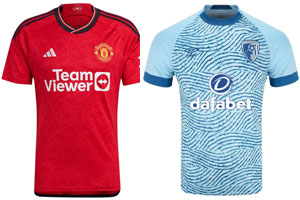 Man United v Bournemouth 2023-24 Shirts