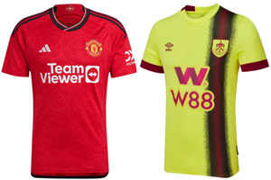 Man United v Burnley 2023-24 Shirts