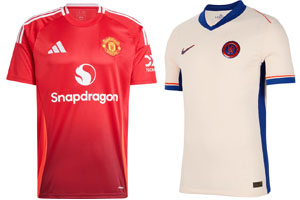 Man United v Chelsea 2024-25 Shirts