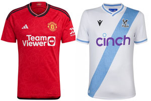 Man United v Crystal Palace 2023-24 Shirts