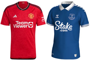 Man United v Everton 2023-24 Shirts