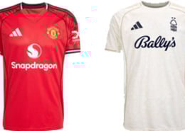 Man United v Nottingham Forest 2025-26 Kits