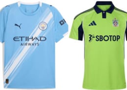 Manchester City v Fulham 2025-26 Kits