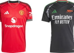 Manchester United v Arsenal 2025-26 Kits
