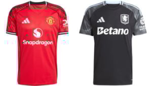 Manchester United v Aston Villa 2025-26 Kits