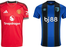 Manchester United v Bournemouth 2025-26 Kits