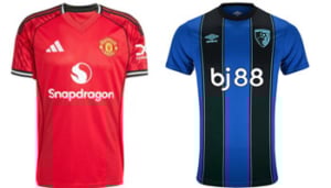 Manchester United v Bournemouth 2025-26 Kits
