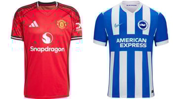 Manchester United v Brighton 2025-26 Kits