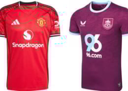 Manchester United v Burnley 2025-26 Kits
