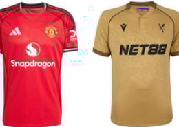 Manchester United v Crystal Palace 2025-26 Kits