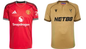 Manchester United v Crystal Palace 2025-26 Kits
