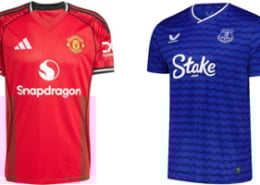 Manchester United v Everton 2025-26 Kits