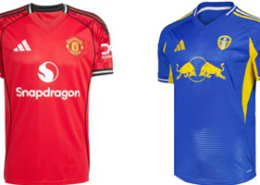 Manchester United v Leeds United 2025-26 Kits