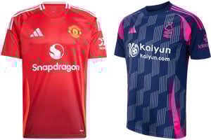Manchester United v Nottingham Forest 2024-25 Kits