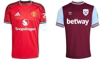 Manchester United v West Ham 2025-26 Kits