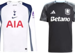 Spurs v Aston Villa 2025-26 Kits