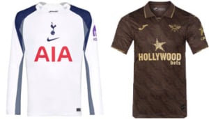 Spurs v Brentford 2025-26 Kits