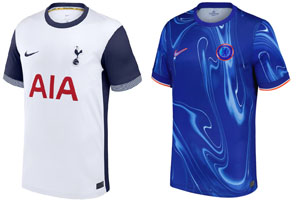 Spurs v Chelsea 2024-25 Shirts