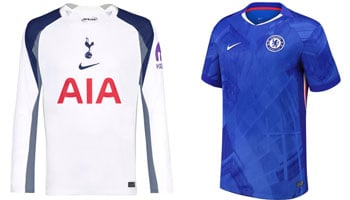 Spurs v Chelsea 2025-26 Kits