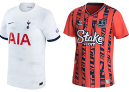 Spurs v Everton 2023-24 Shirts