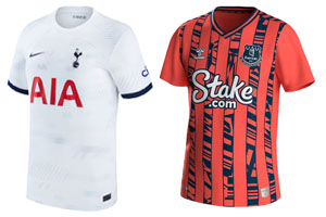 Spurs v Everton 2023-24 Shirts