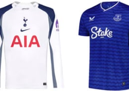 Spurs v Everton 2025-26 Kits