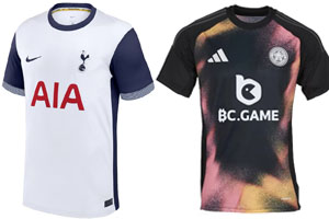 Spurs v Leicester City 2024-25 Kits