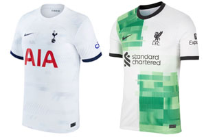 Spurs v Liverpool 2023-24 Shirts