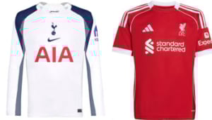 Spurs v Liverpool 2025-26 Kits