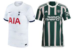 Spurs v Man United 2023-24 Shirts