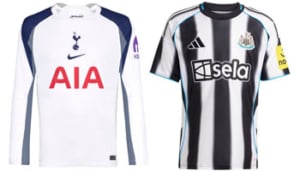 Spurs v Newcastle 2025-26 Kits